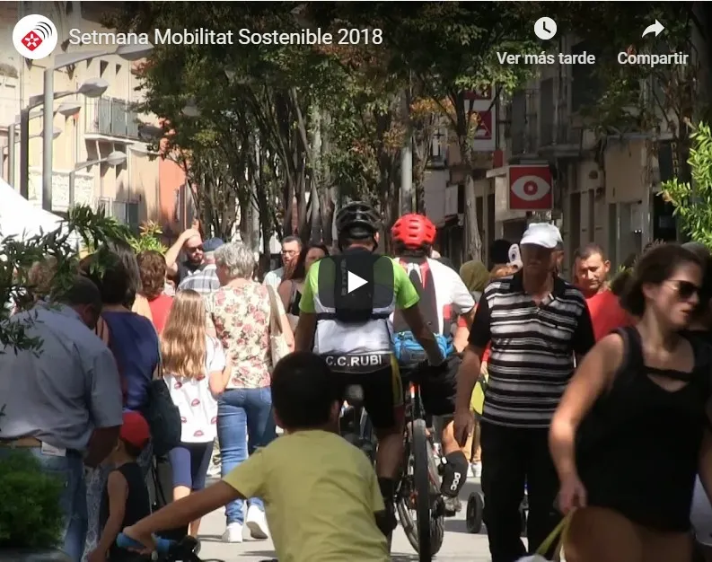 Rubí se suma a la Setmana Europea de la Mobilitat Sostenible