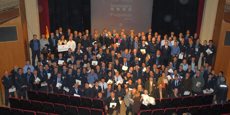 Puigcerdà ha acollit enguany el lliurament de les Medalles d'Honor dels Bombers de la Generalitat