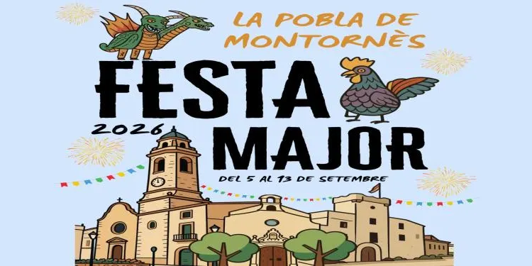 La Pobla de Montornès celebrarà la Festa Major del 5 al 13 de setembre