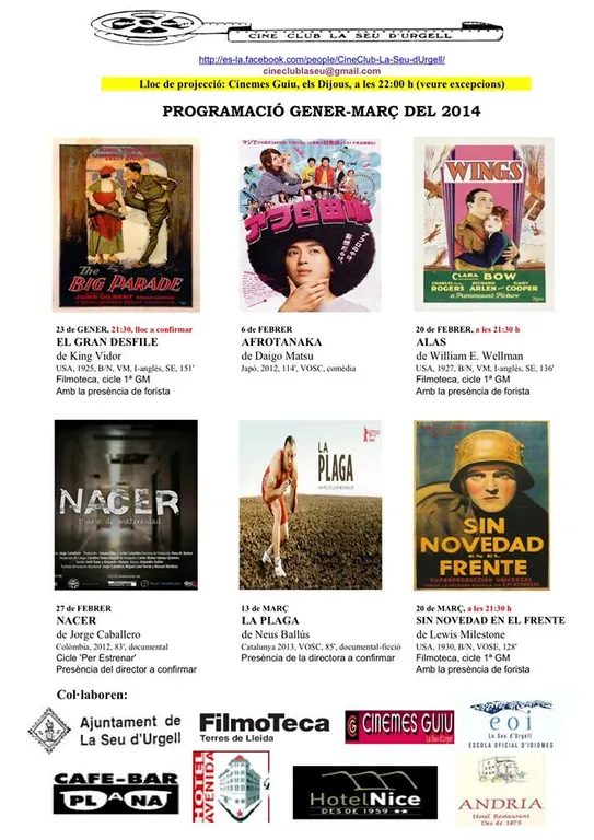 CineClub La Seu projecta el clàssic 'Sense novetat en el front'