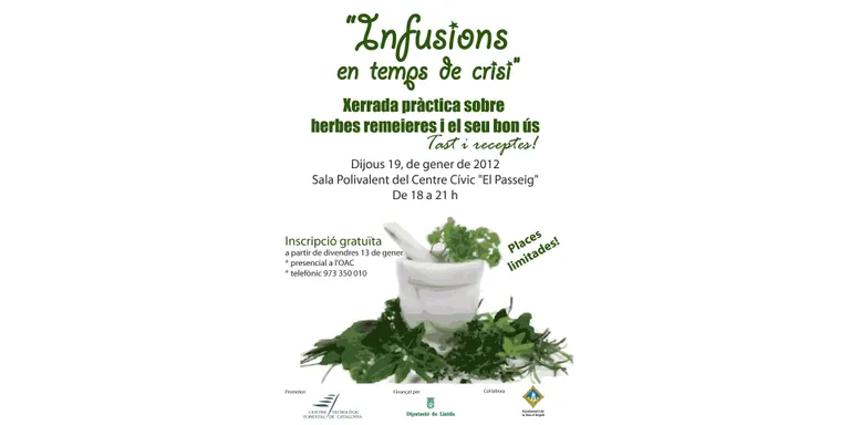 'Infusions en temps de crisi', xerrada pràctica sobre herbes remeieres