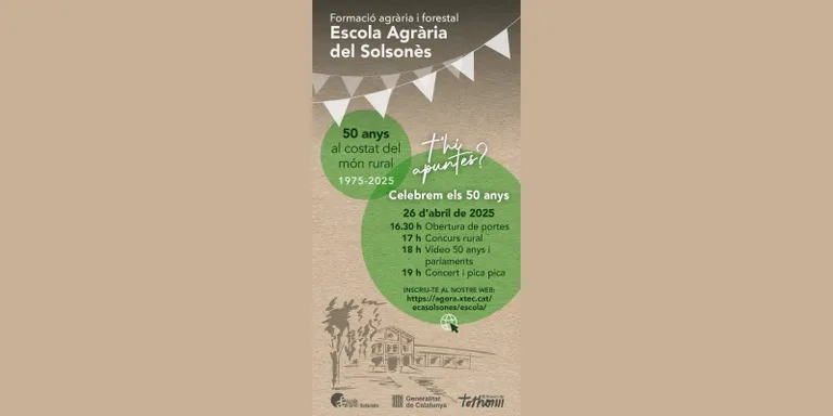 L'Escola Agrària del Solsonès compleix 50 anys