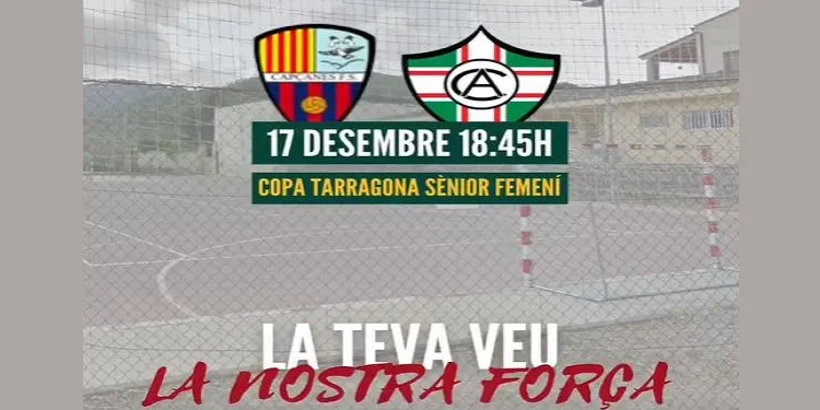 El Catllar Atlètic femení visita al Capçanes aquest dissabte en els quarts de final de la Copa Tarragona