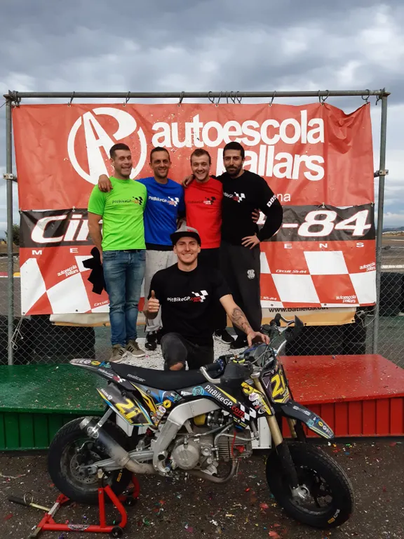 El vilassarenc Carlos Daniel, campió de Catalunya de Pitbike 190 cc