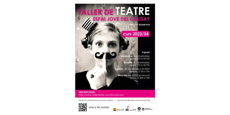 Obertes les inscripcions pel Taller de Teatre de l’Espai Jove