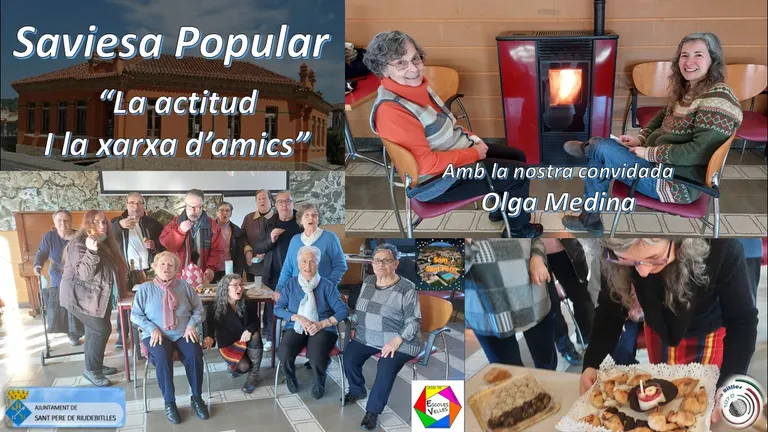 “La actitud i la xarxa d’amics” amb una entrevista a l’Olga Medina dins del nostre grup de SAVIESA POPULAR.