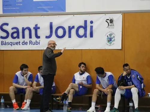Ricard Checa en una imatge d'arxiu de la seva etapa d'entrenador del masculí