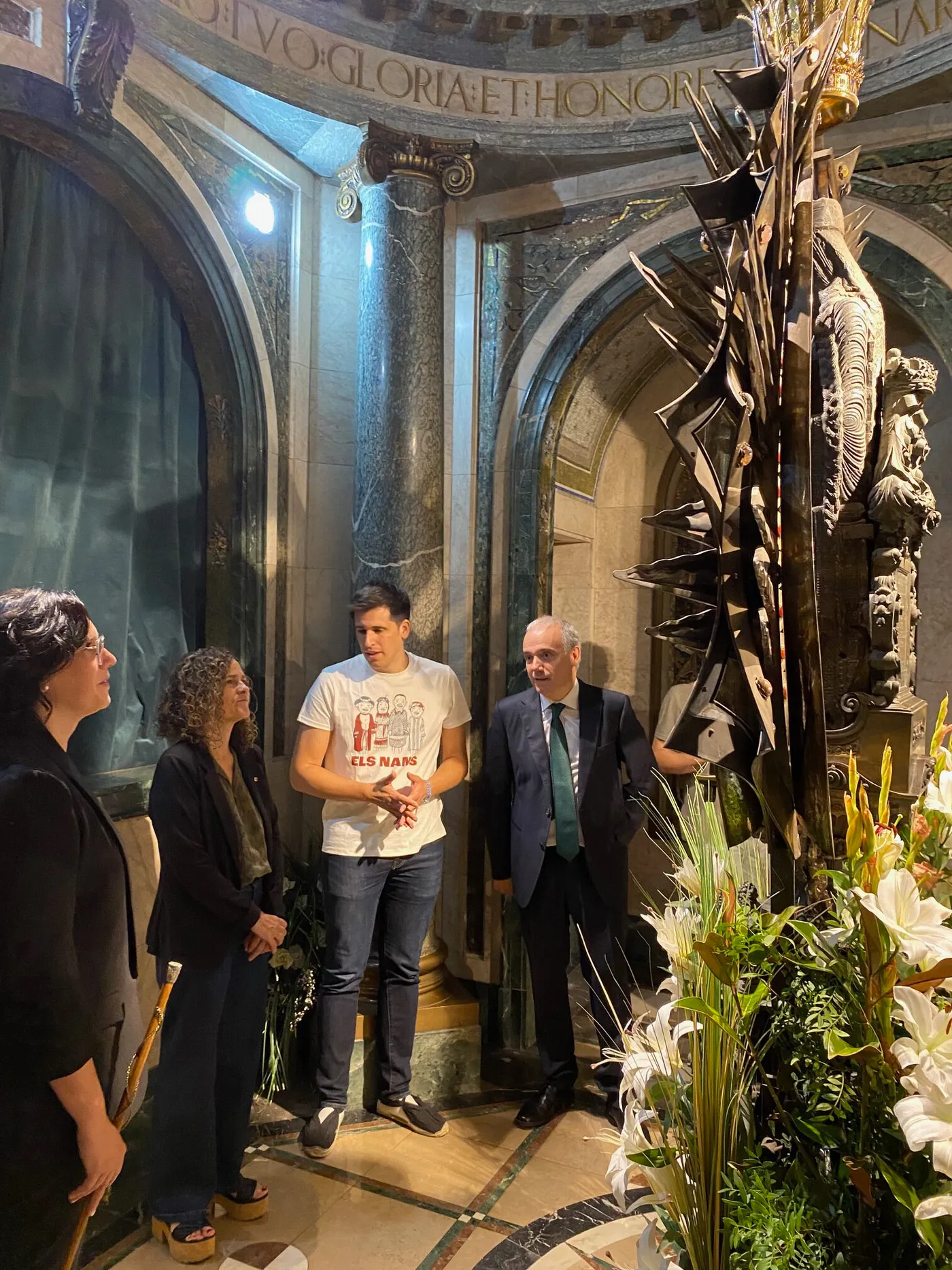 La consellera de Cultura s'estrena en una festa major amb la de Solsona