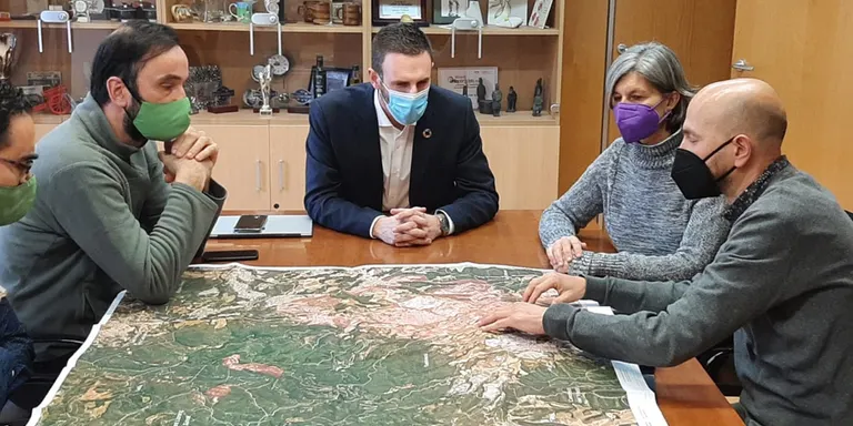 La Diputació lliura a Caldes una cartografia topogràfica urbana digital en 3D per facilitar les tasques de planificació urbanística
