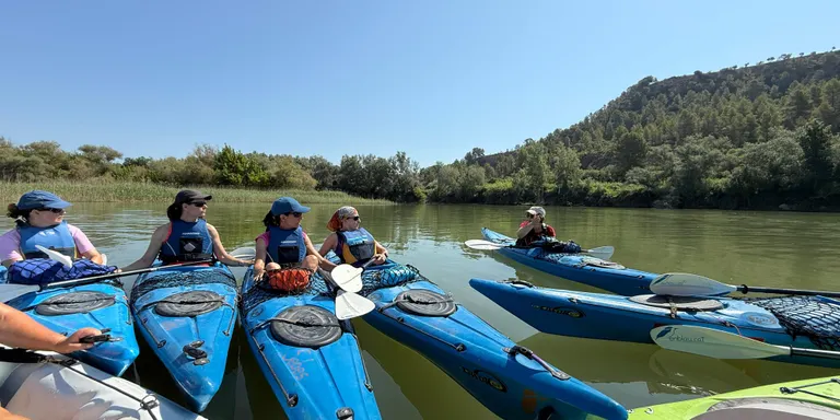 Sortida en caiac al riu Ebre amb el Club Excursionisme el 27 de juliol