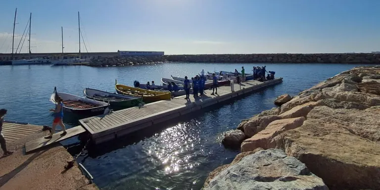 L'equip femení de la secció de Rem del Club Nàutic aconsegueix el tercer lloc a la Regata Sant Jordi de Tarragona