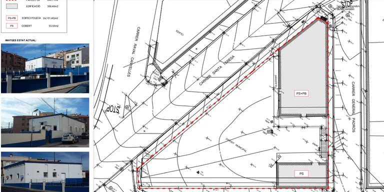 Aprovat inicialment el projecte del nou edifici de la Policia Local de Caldes, que s'edificarà en l'emplaçament de l'actual