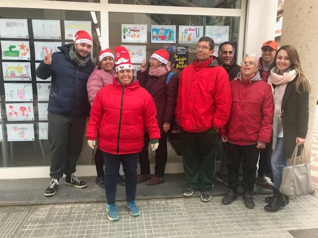 Exposició de Nadal de la Fundació Marpí a Axa Uniamar Pineda