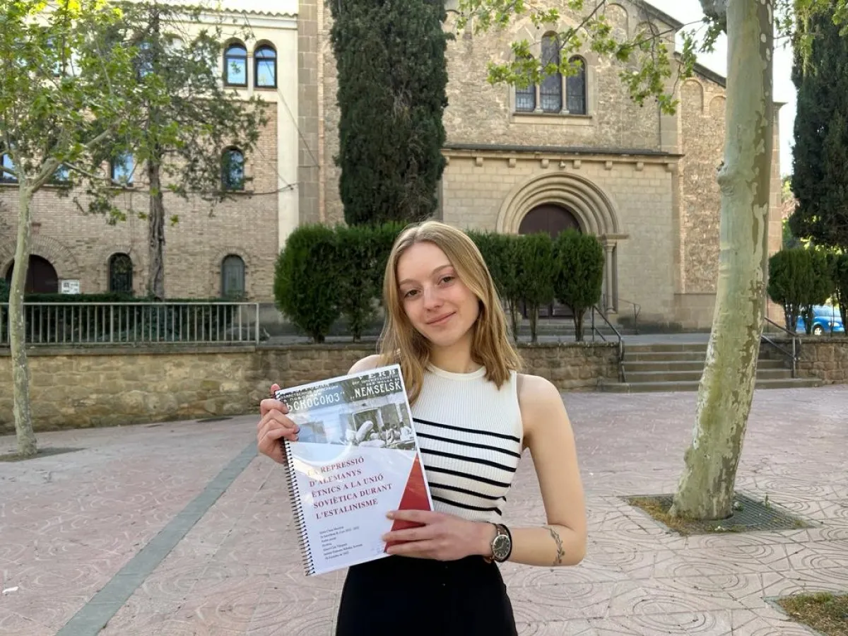 <strong>La UVic premia un treball de recerca d'una estudiant de l'Institut Francesc Ribalta</strong>