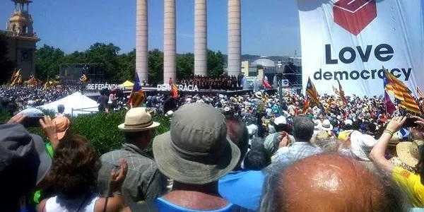 Més d’una vintena de representants de l’ANC d’Altafulla donen suport al referèndum aquest diumenge a Montjuic