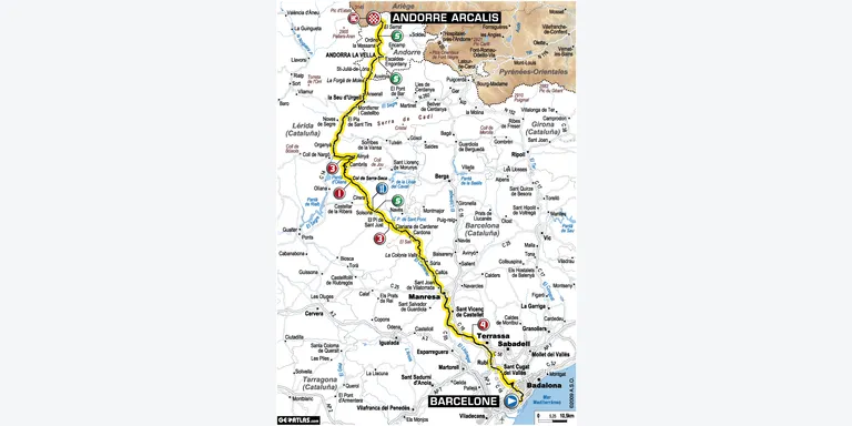 El Tour 'tallarà' l'Alt Urgell bona part de divendres