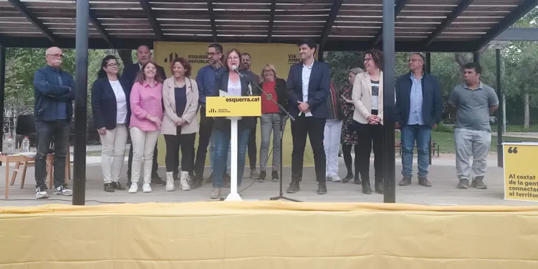 Esquerra presenta els seus candidats electorals amb el suport de Joan Tardà i Marta Vilalta