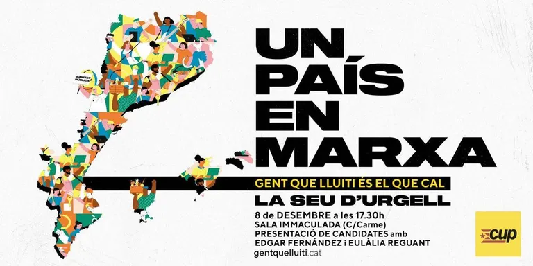 La CUP presenta els caps de llista per a les eleccions municipals de la Seu d'Urgell