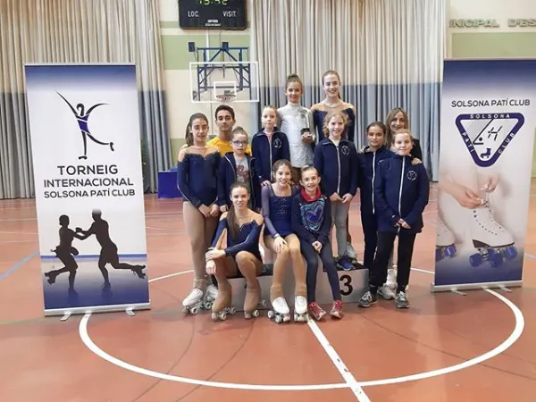 Cinc patinadores del Solsona Patí Club pugen al podi del seu torneig internacional