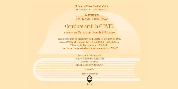 El viròleg i epidemiòleg de reconegut prestigi mundial Albert Bosch, protagonitza el 8è Memorial Manel Chiva Royo