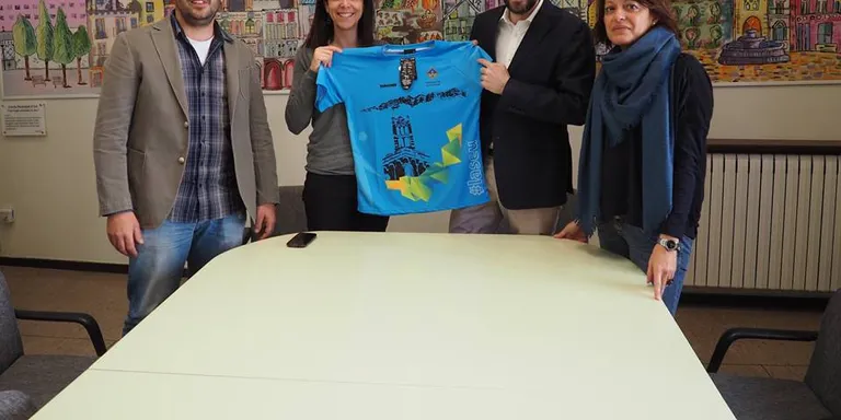Recepció de l'Ajuntament de la Seu a Anna González