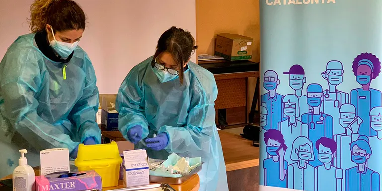 La davallada de contagis de Covid a Caldes s'estanca