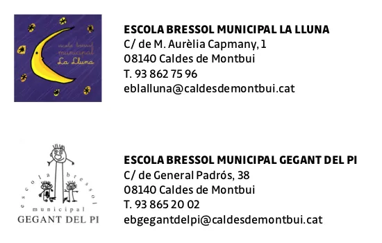Les escoles bressol municipals també engeguen la preincripció en línea