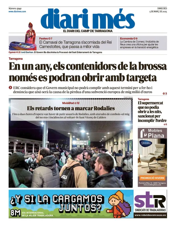 Cop d'ull als diaris d'aquest dimecres 5 de març