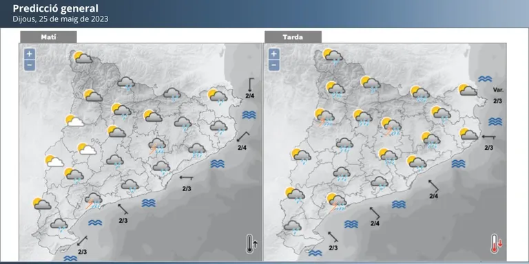 Avís de Protecció Civil per pluja intensa a l'Alt Urgell i el Pirineu