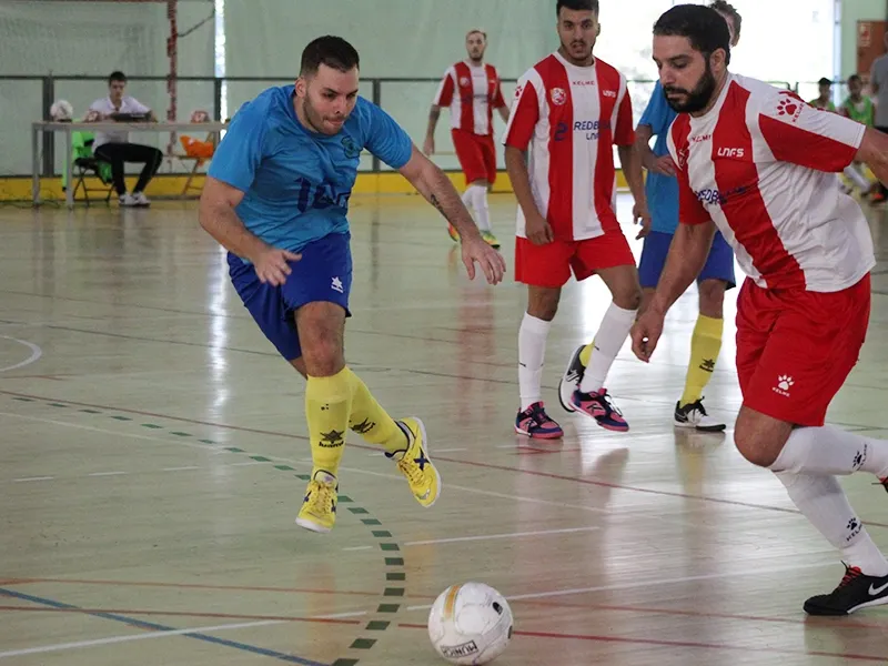 Josu en una acció del partit de dissabte passat