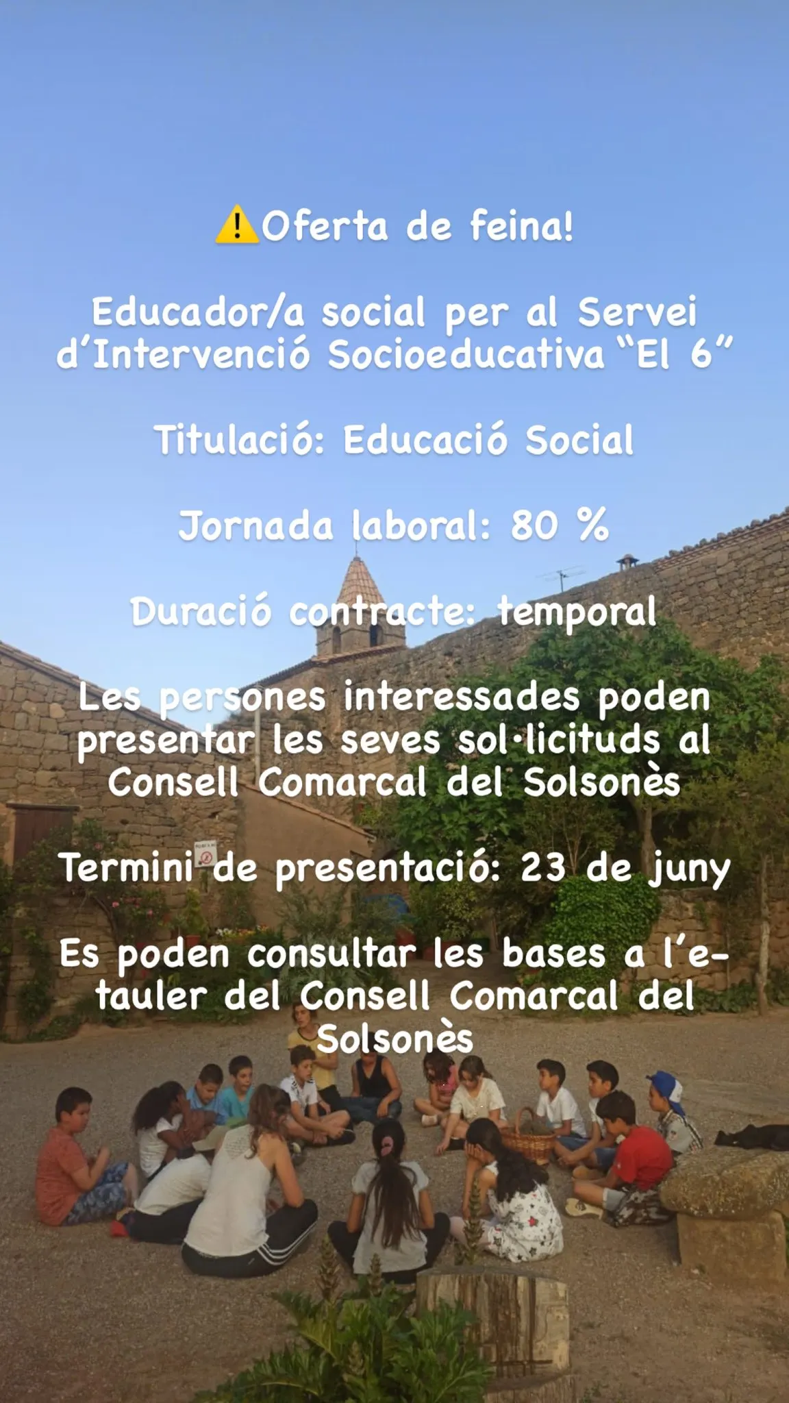El Consell Comarcal busca un educador social