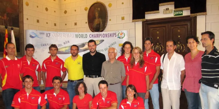 Recepció als nou palistes urgellencs del Mundial