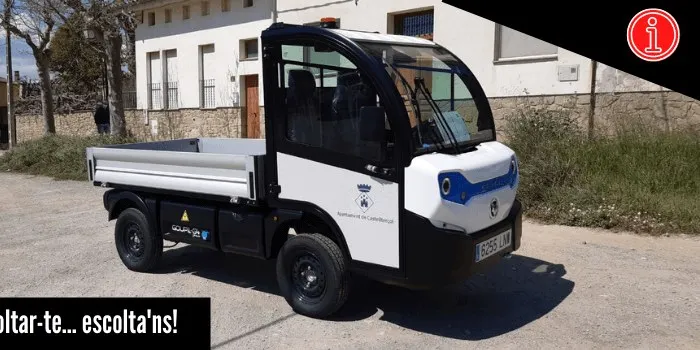 La brigada rep un nou vehicle elèctric