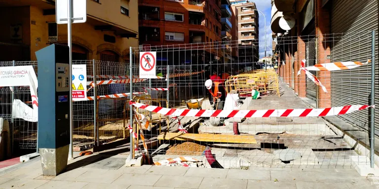Les obres de remodelació del carrer Lleida entren en la seva recta final