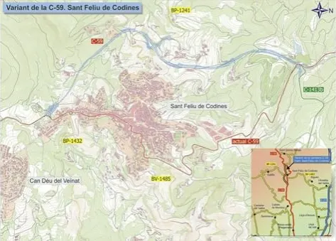 La variant de la C-59 entre Sant Feliu i Moià es començarà a construir el 2025