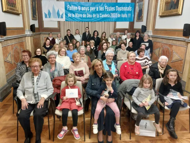 Les Candeles reben una recepció institucional a l’Ajuntament de Valls