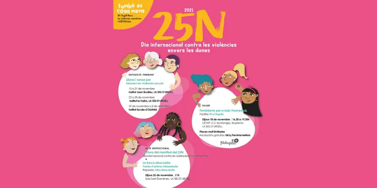 L’Alt Urgell organitza diversos d’actes amb motiu del Dia internacional per a l'eliminació de la violència vers les dones