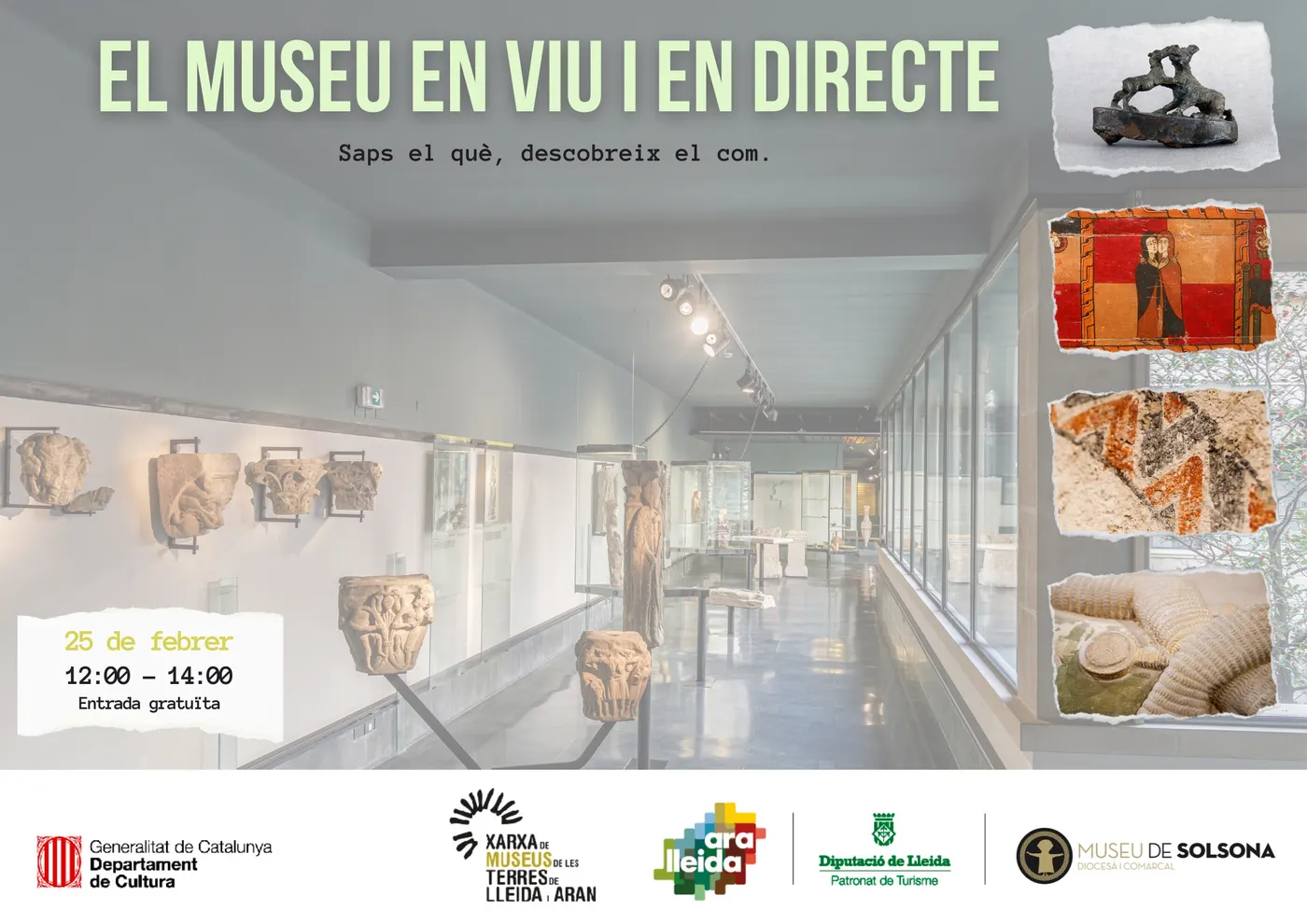 <strong>El Museu de Solsona es mostrarà dissabte en viu i en directe posant l'accent en les persones que hi treballen</strong>