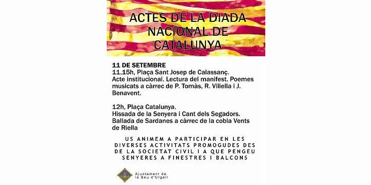 Tot a punt per a la celebració de la Diada a la Seu