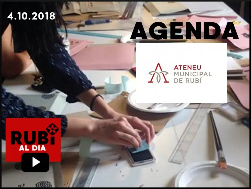 Agenda Ateneu Municipal 4 octubre 2018