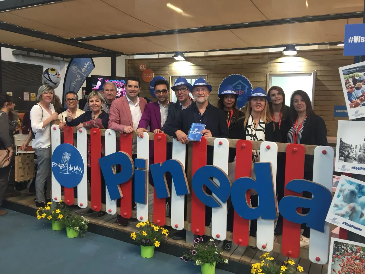 Pineda ha estat present un any més un estand a la fira de turisme de Barcelona, B-Travel