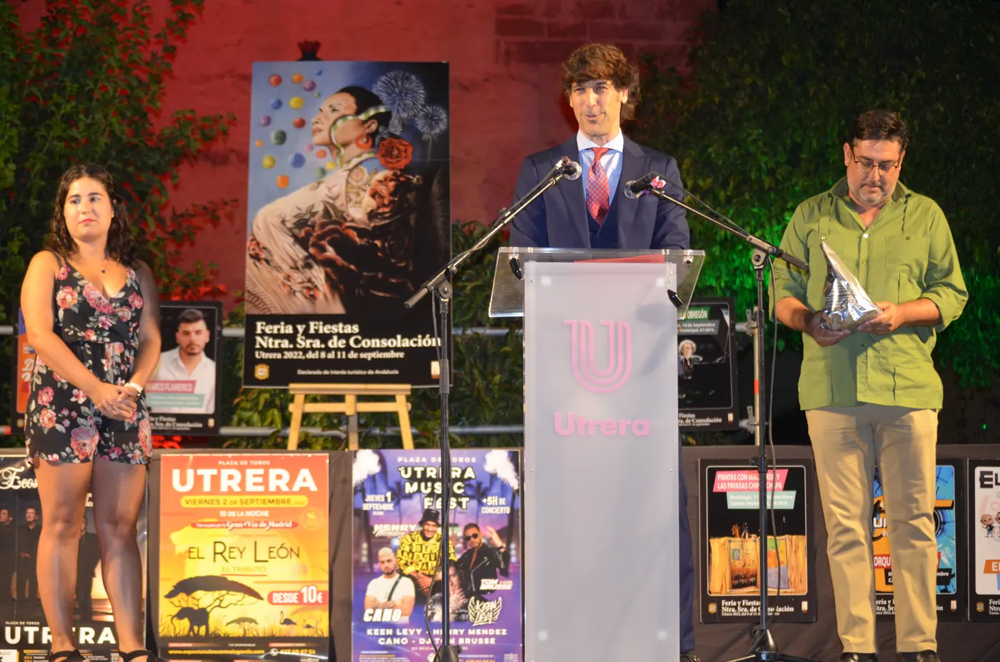 Manuel Lombo protagonizó una preciosa Exaltación de la Feria 2022