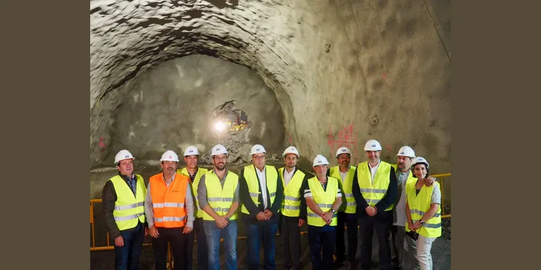 Finalitzats els treballs d'excavació del túnel de Tresponts, a la C-14