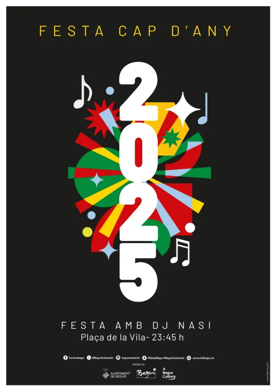 Revetlla de Cap d’any a la plaça de la Vila