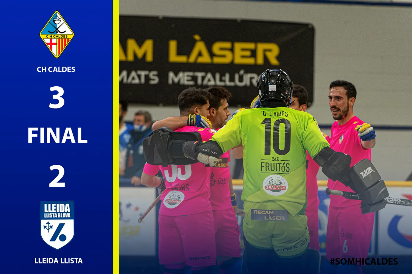 El Recam Làser Caldes signa una victòria decisiva per mantenir l’accés a la lliga europea