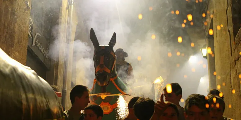 Solsona recupera la festa del Corpus amb l'esquelet tradicional després de la pandèmia