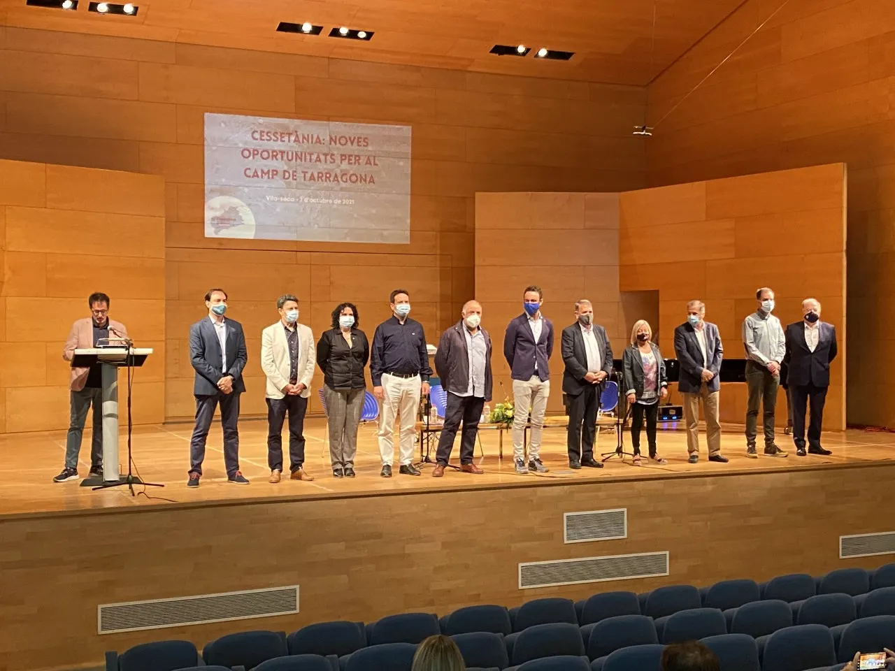 L’alcalde de Cambrils es compromet amb les polítiques de desenvolupament local a la Jornada Cessetània
