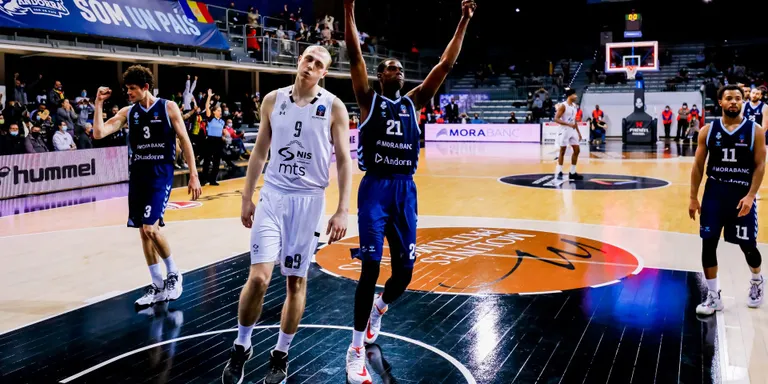 Victòria in extremis del MoraBanc Andorra contra el Partizan de Belgrad (61-60)