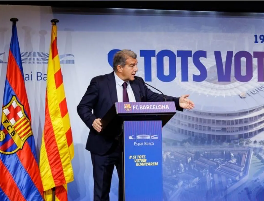 Laporta demana l’aprovació del finançament de l’Espai Barça
