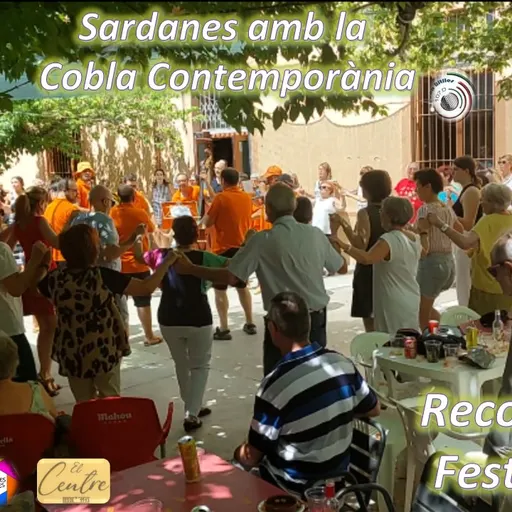 Sardana "Coti x Coti" amb la Cobla Contemporània, a la Festa Major de Sant Pere de Riudebitlles.